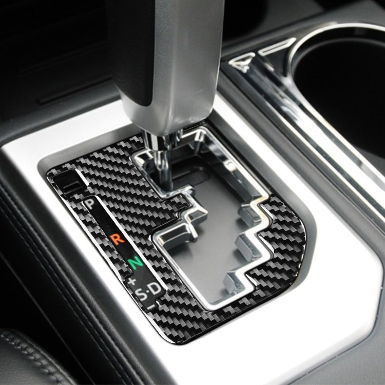 Adesivo decorativo indicatore di marcia per auto in fibra di carbonio per Toyota Tundra 2014-2018, guida a sinistra destra universale, Gear Indicator