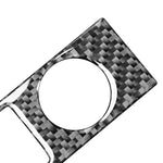 2 pezzi/set adesivo decorativo interruttore volume controllo centrale auto in fibra di carbonio per Toyota Tundra 2014-2018, guida sinistra destra universale, Central Control Volume Switch