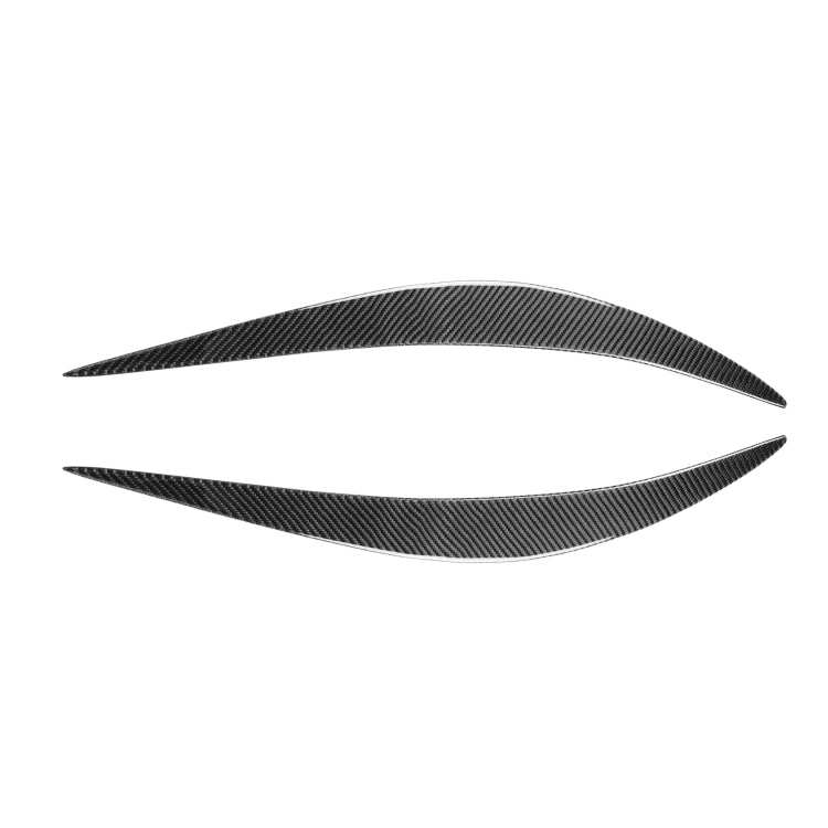 2 pezzi/set adesivo decorativo per sopracciglio lampada per auto in fibra di carbonio per Infiniti Q50 2014-2019, versione con colla a goccia, For Infiniti Q50 2014-2019