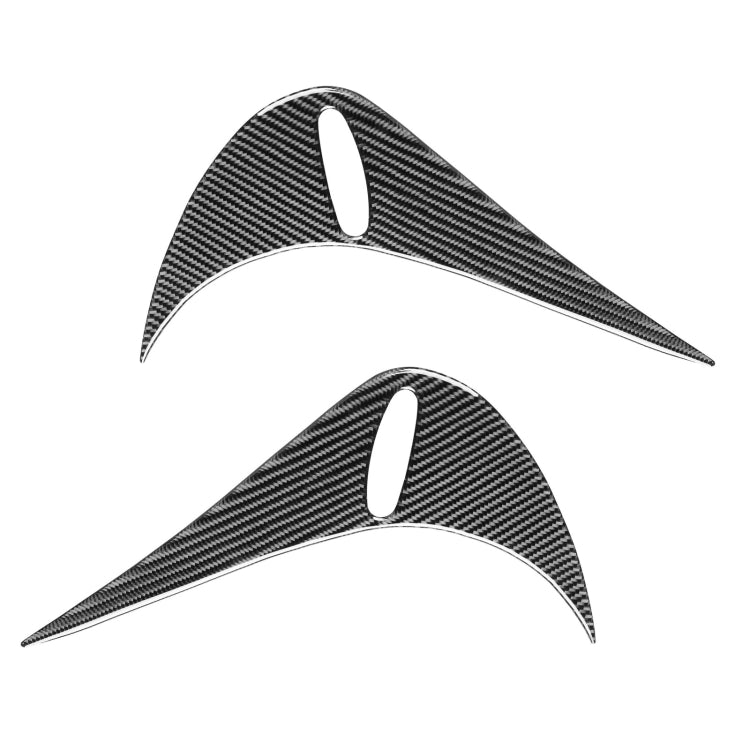 2 Pz/set Adesivo Decorativo per Sopracciglia Lampada Posteriore in Fibra di Carbonio per Toyota GT86 / Subaru BRZ 2012-2016, Versione con Colla a Goccia, For Toyota GT86 2012-2016,Back