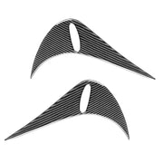 2 Pz/set Adesivo Decorativo per Sopracciglia Lampada Posteriore in Fibra di Carbonio per Toyota GT86 / Subaru BRZ 2012-2016, Versione con Colla a Goccia, For Toyota GT86 2012-2016,Back