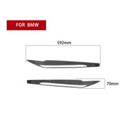 2 pezzi/set adesivo decorativo per sopracciglio lampada per auto in fibra di carbonio per BMW X5 / F15 2014-2018, versione con colla a goccia, For BMW X5 / F15 2014-2018