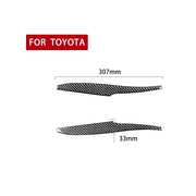 2 Pz/set Adesivo Decorativo per Specchietto retrovisore per auto in Fibra di Carbonio per Toyota 4Runner 2010-2020, Rearview Mirror