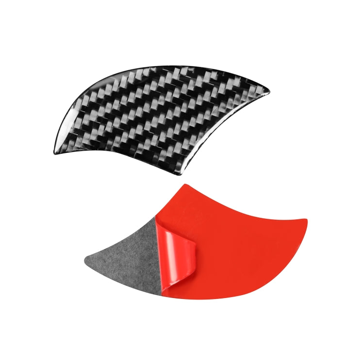 4 pezzi/set adesivo decorativo con logo del portellone posteriore dell'auto in fibra di carbonio per Toyota 4Runner 2010-2020, Tailgate Logo