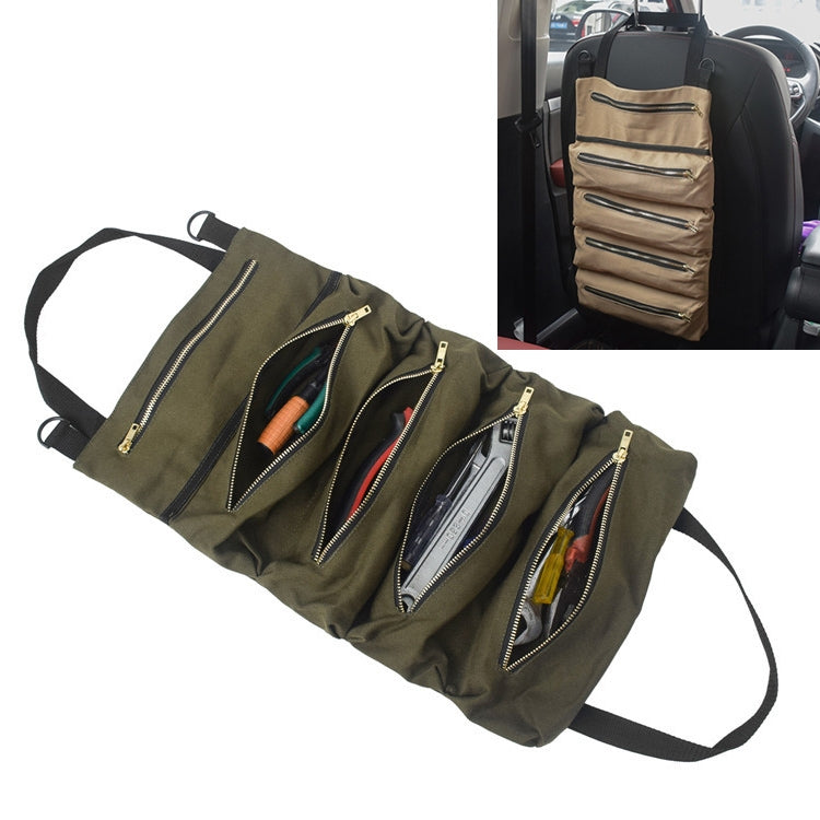 Borsa portaoggetti in tela multifunzione per auto 49x29 cm