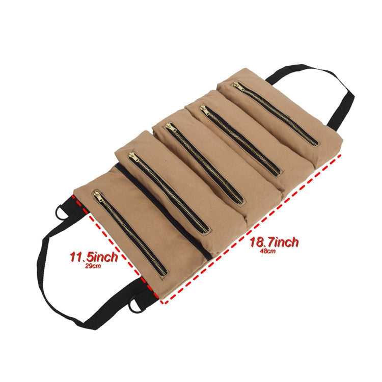 Borsa portaoggetti in tela multifunzione per auto, borsa per attrezzi portatile, borsa da tasca appesa, Multi-function Army Green, Multi-function Black, Multi-function Khaki