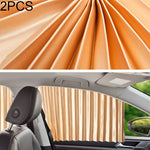 2 pezzi di copertura per parabrezza per tende parasole per auto per il sedile posteriore, Rear Seat, Black, Rear Seat, Gold, Rear Seat, Silver