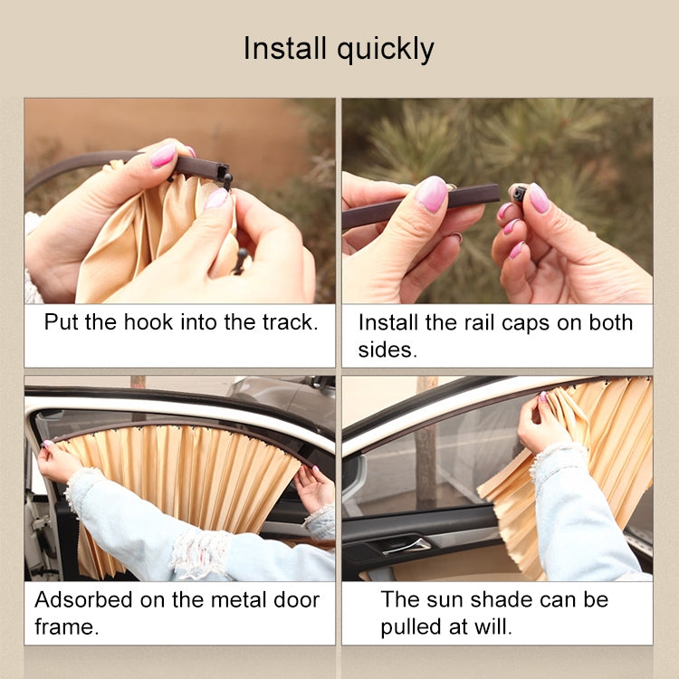 Set di coperture per parabrezza per tende parasole per auto 4 in 1