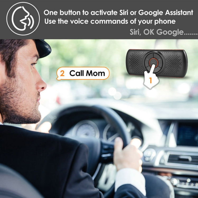 Lettore FM per lettore MP3 wireless Bluetooth per auto T826 per visiera parasole, T826