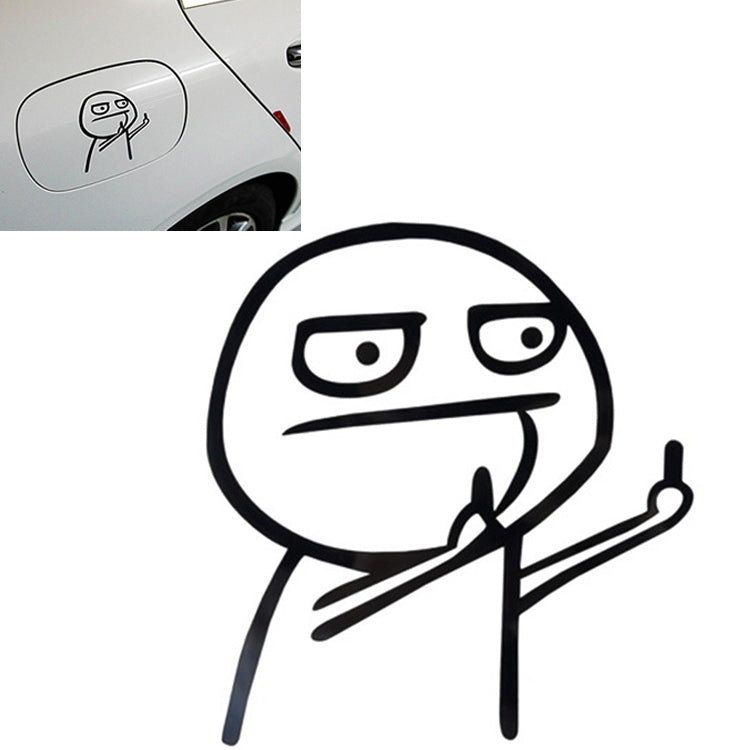 Adesivo decorativo personalità dei cartoni animati per auto, Personality
