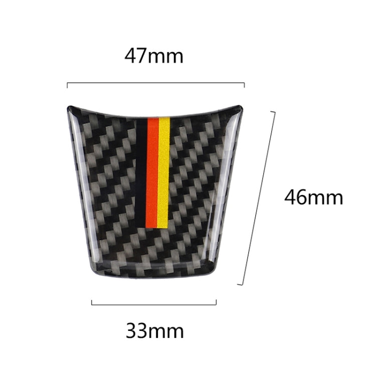 Adesivo volante in fibra di carbonio per BMW Z4 2009-2015