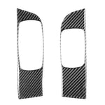 Adesivo decorativo per pannello alzacristallo per auto in fibra di carbonio per Dodge Challenger dal 2015 ad oggi, guida a sinistra, Window Lift Panel
