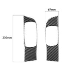 Adesivo decorativo per pannello alzacristallo per auto in fibra di carbonio per Dodge Challenger dal 2015 ad oggi, guida a sinistra, Window Lift Panel