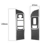 Set di adesivi decorativi per alzacristalli per auto in fibra di carbonio per Dodge Challenger dal 2015 ad oggi, guida a sinistra, Window Lift Set