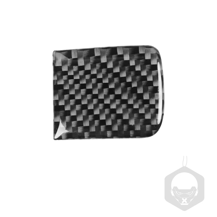 Adesivo decorativo per maniglia portaoggetti per copilota per auto in fibra di carbonio per Dodge Challenger dal 2015 ad oggi, guida a sinistra, Co-pilot Storage Handle