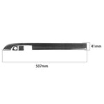 Set di scatole portaoggetti per copilota per auto in fibra di carbonio, adesivi decorativi per Dodge Challenger dal 2015 ad oggi, guida a sinistra, Co-pilot Storage Box Set
