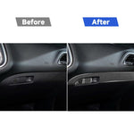 Set di scatole portaoggetti per copilota per auto in fibra di carbonio, adesivi decorativi per Dodge Challenger dal 2015 ad oggi, guida a sinistra, Co-pilot Storage Box Set