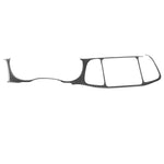 Adesivo decorativo per pannello grande dello strumento di controllo centrale per auto in fibra di carbonio per Dodge Challenger dal 2015 ad oggi, guida a sinistra, Central Control Instrument Large Panel