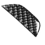 Adesivo decorativo con pulsante portaoggetti per bracciolo di controllo centrale per auto in fibra di carbonio per Dodge Challenger dal 2015 ad oggi, guida a sinistra, Central Control Armrest Storage Button