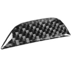 Adesivo decorativo con pulsante portaoggetti per bracciolo di controllo centrale per auto in fibra di carbonio per Dodge Challenger dal 2015 ad oggi, guida a sinistra, Central Control Armrest Storage Button