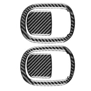 4 pezzi/set adesivi decorativi per schienale sedile auto in fibra di carbonio per Dodge Challenger dal 2015 ad oggi, guida a sinistra, Seat Back