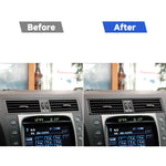 Adesivo decorativo per presa d'aria di controllo centrale per auto in fibra di carbonio per Lexus GS 2006-2011, guida a destra e a sinistra universale, Central Control Air Outlet