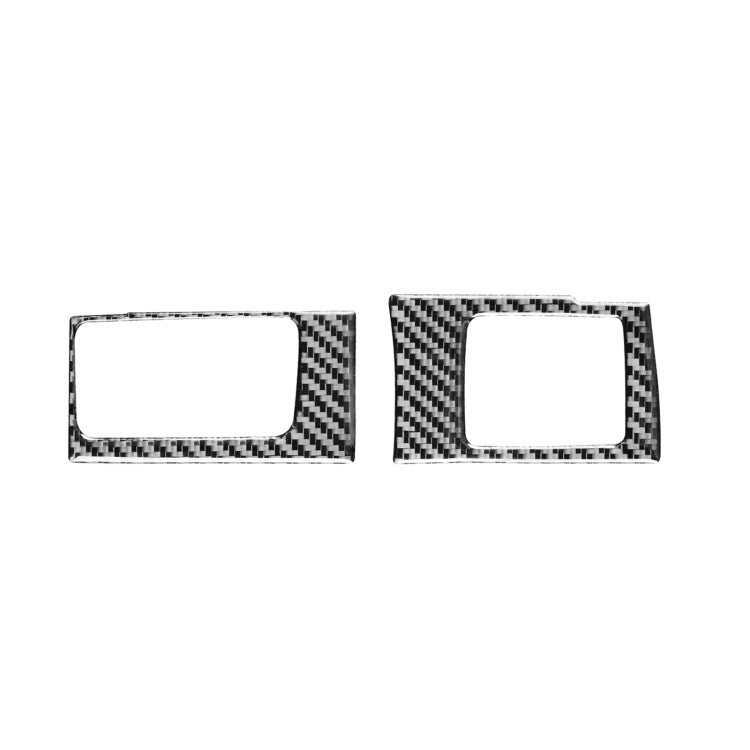 2 pezzi/set adesivo decorativo per pannello scatola scheda di controllo centrale per auto in fibra di carbonio per Honda CRV 2007-2011, guida a sinistra, Central Control Card Box ,Left Drive