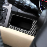 2 pezzi/set adesivo decorativo per pannello scatola scheda di controllo centrale per auto in fibra di carbonio per Honda CRV 2007-2011, guida a sinistra, Central Control Card Box ,Left Drive