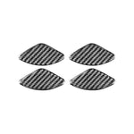 4 pezzi/set adesivo decorativo patch porta interna auto in fibra di carbonio per Honda CRV 2007-2011, guida sinistra e destra universale, Inner Door Bowl Patch