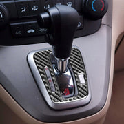Adesivo decorativo per telaio indicatore di marcia per auto in fibra di carbonio per Honda CRV 2007-2011, guida a sinistra, Gear Indicator Frame,Left Drive