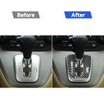 Adesivo decorativo per telaio indicatore di marcia per auto in fibra di carbonio per Honda CRV 2007-2011, guida a sinistra, Gear Indicator Frame,Left Drive
