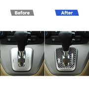 Adesivo decorativo per telaio indicatore di marcia per auto in fibra di carbonio per Honda CRV 2007-2011, guida a destra, Gear Indicator Frame,Right Drive