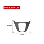 Adesivo decorativo per telaio del pannello degli ingranaggi dell'auto in fibra di carbonio per Honda CRV 2007-2011, guida a destra e a sinistra universale, Gear Panel Frame