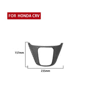 Adesivo decorativo per telaio del pannello degli ingranaggi dell'auto in fibra di carbonio per Honda CRV 2007-2011, guida a destra e a sinistra universale, Gear Panel Frame