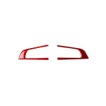 2 pezzi/set adesivo decorativo pannello pulsanti volante in fibra di carbonio per Alfa Romeo Giulia 2017-2019, guida sinistra e destra universale, Steering Wheel Button Panel