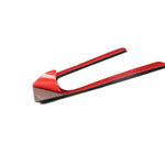 2 pezzi/set adesivo decorativo pannello pulsanti volante in fibra di carbonio per Alfa Romeo Giulia 2017-2019, guida sinistra e destra universale, Steering Wheel Button Panel