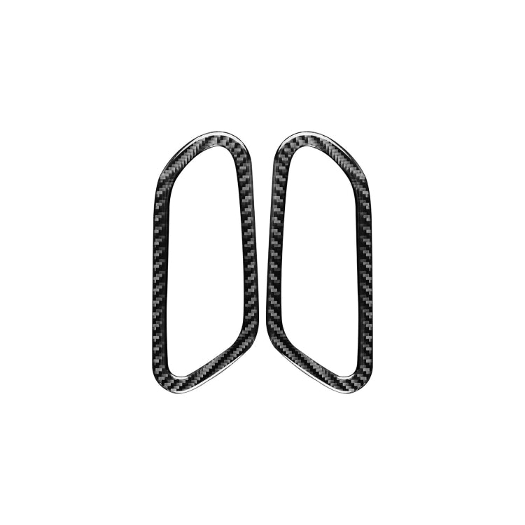 2 pezzi/set adesivo decorativo per maniglia interna della porta in fibra di carbonio per Volkswagen Scirocco 2009-2016, guida sinistra e destra universale, Inner Door Handle