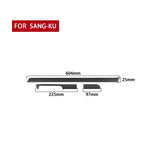 3 pezzi/set adesivo decorativo per cruscotto auto in fibra di carbonio per Volkswagen Scirocco 2009-2016, guida a sinistra, Dashboard Strip,Left Drive