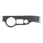 Adesivo decorativo per pannello interruttori fari per auto in fibra di carbonio per Dodge Challenger dal 2015 ad oggi, guida a sinistra, Headlight Switch Panel
