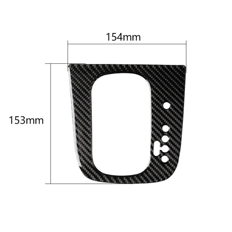 Car Gear in fibra di carbonio Un adesivo decorativo per Volkswagen Golf 6 2008-2012, guida a destra, Gear A, Right Driving