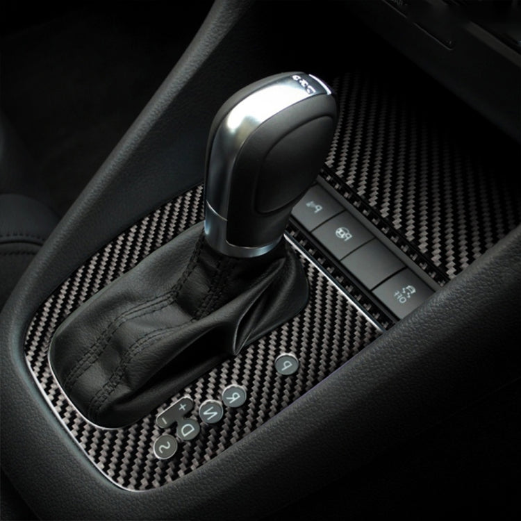 Car Gear in fibra di carbonio Un adesivo decorativo per Volkswagen Golf 6 2008-2012, guida a destra, Gear A, Right Driving