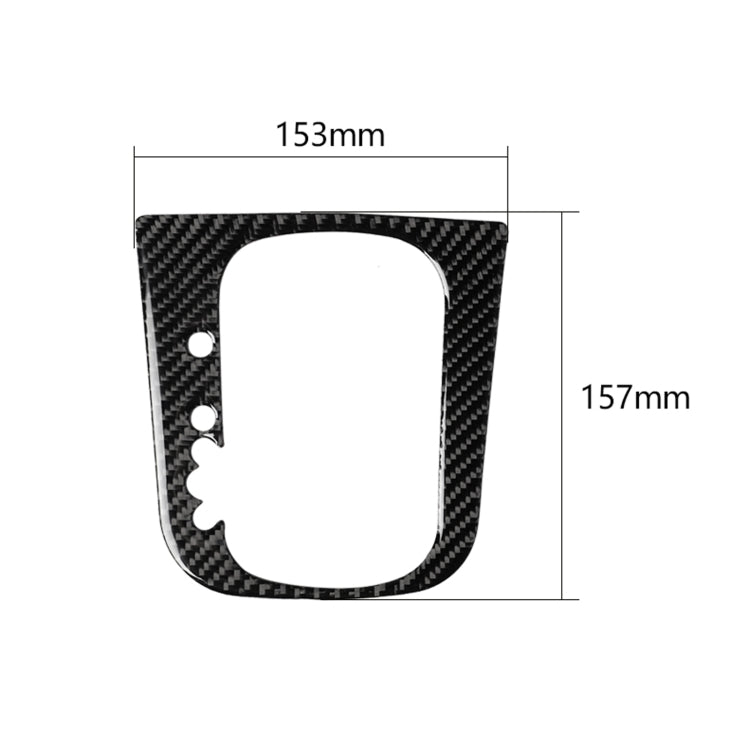 Adesivo decorativo Car Gear B in fibra di carbonio per Volkswagen Golf 6 2008-2012, guida a sinistra, Gear B, Left Driving