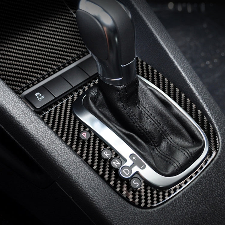 Adesivo decorativo Car Gear B in fibra di carbonio per Volkswagen Golf 6 2008-2012, guida a sinistra, Gear B, Left Driving