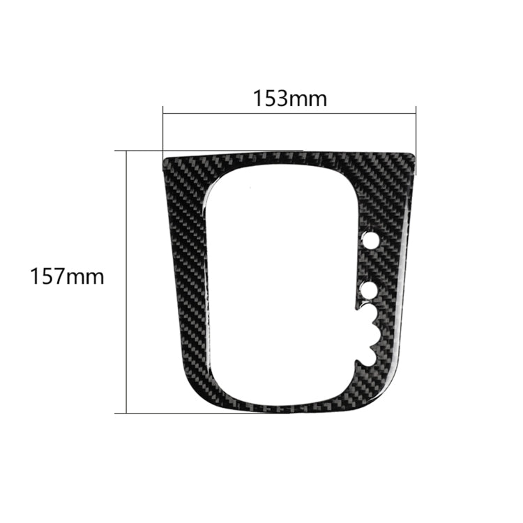 Adesivo decorativo Car Gear B in fibra di carbonio per Volkswagen Golf 6 2008-2012, guida a destra, Gear B, Right Driving