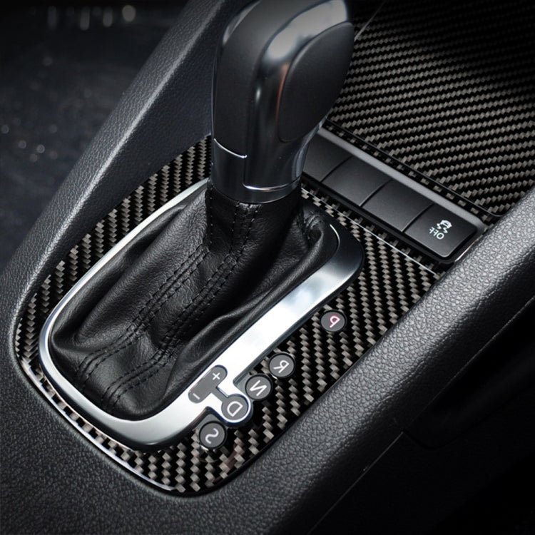 Adesivo decorativo Car Gear B in fibra di carbonio per Volkswagen Golf 6 2008-2012, guida a destra, Gear B, Right Driving