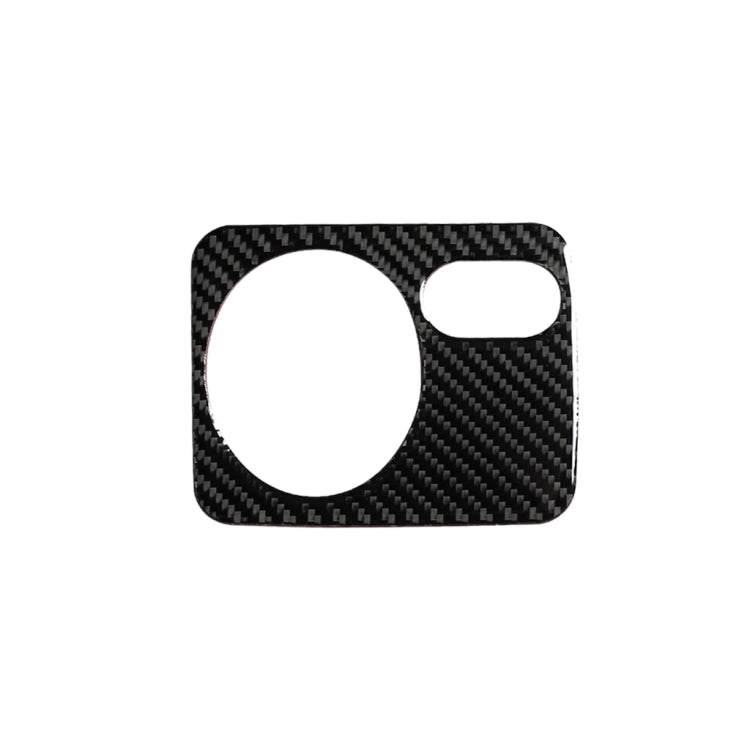 Adesivo decorativo per pannello interruttori fari per auto in fibra di carbonio per Volkswagen Golf 6 2008-2012, guida a sinistra, Headlight Switch Panel, Left Driving