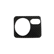 Adesivo decorativo per pannello interruttori fari per auto in fibra di carbonio per Volkswagen Golf 6 2008-2012, guida a sinistra, Headlight Switch Panel, Left Driving