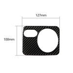 Adesivo decorativo per pannello interruttori fari per auto in fibra di carbonio per Volkswagen Golf 6 2008-2012, guida a destra, Headlight Switch Panel, Right Driving