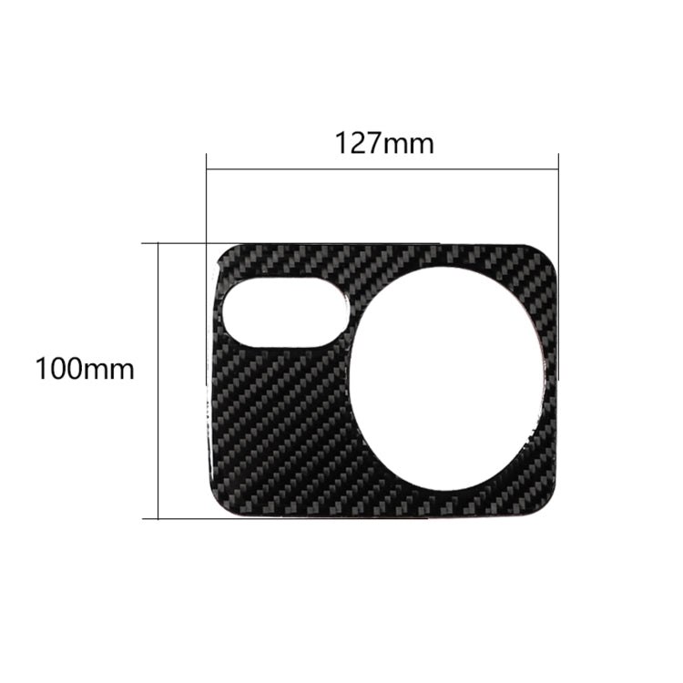Adesivo decorativo per pannello interruttori fari per auto in fibra di carbonio per Volkswagen Golf 6 2008-2012, guida a destra, Headlight Switch Panel, Right Driving