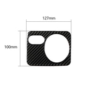 Adesivo decorativo per pannello interruttori fari per auto in fibra di carbonio per Volkswagen Golf 6 2008-2012, guida a destra, Headlight Switch Panel, Right Driving